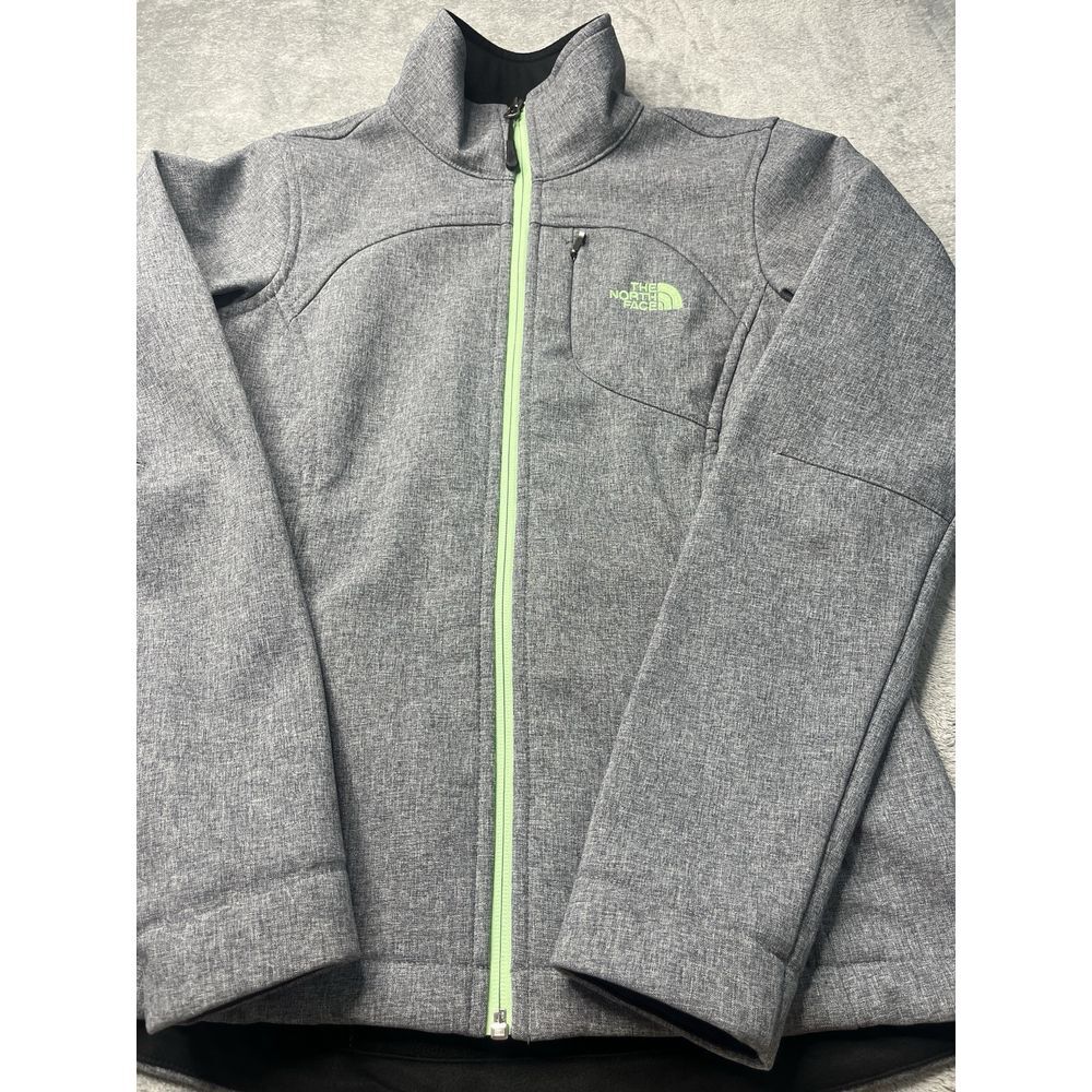 The‎ North Face Women's Apex Bionic Softshell Jacket XS Gray And Green